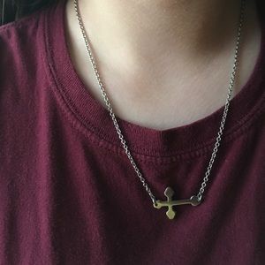 16" Cross Necklace